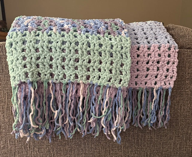 Handcrafted Afghan 46" X 60"