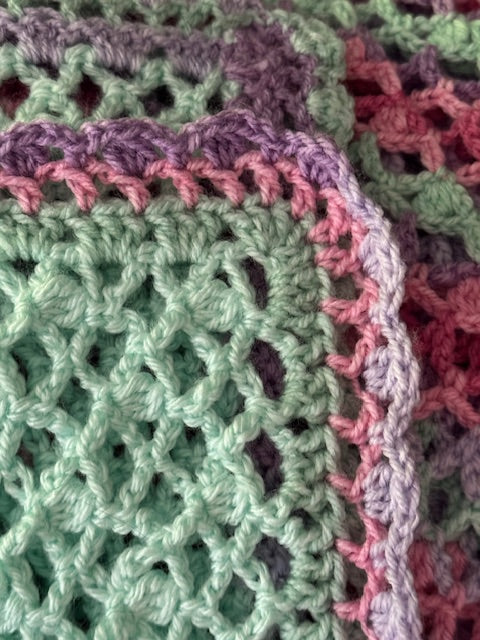 Handcrafted Afghan 36" X 52"