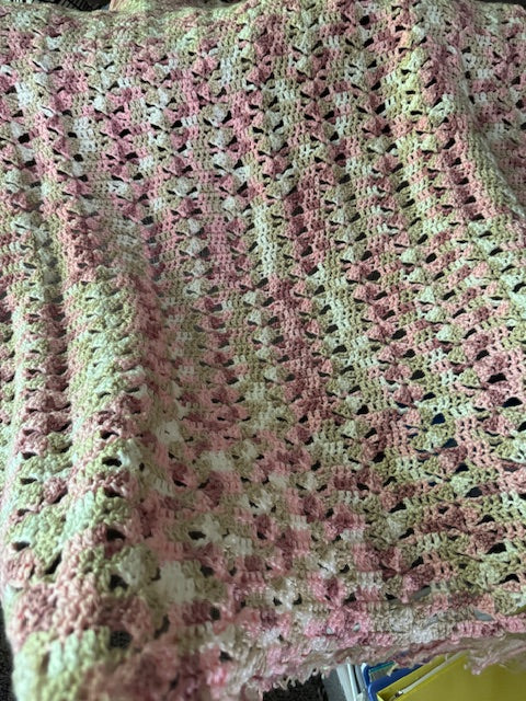 Handcrafted Afghan 48" X 50"