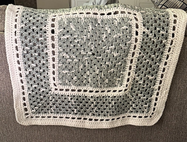 Handcrafted baby blanket/playmat 38" X 38"