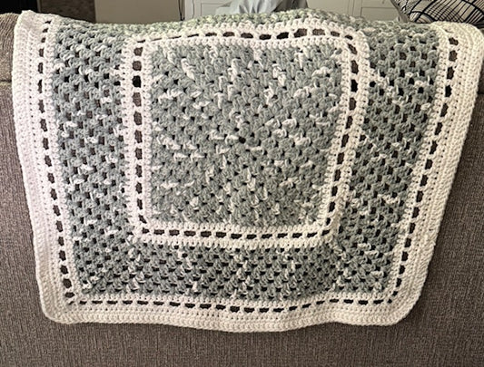 Handcrafted baby blanket/playmat 38" X 38"