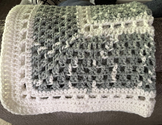 Handcrafted baby blanket/playmat 38" X 38"